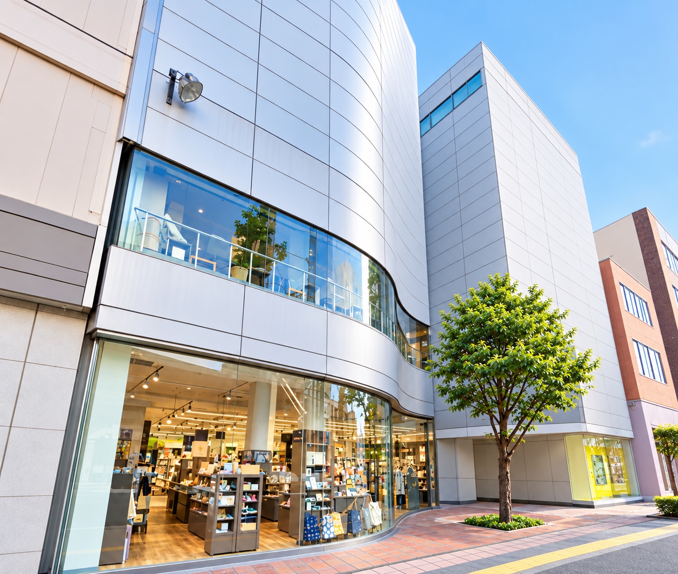 八戸市内の店舗ビルの外観（提供画像）